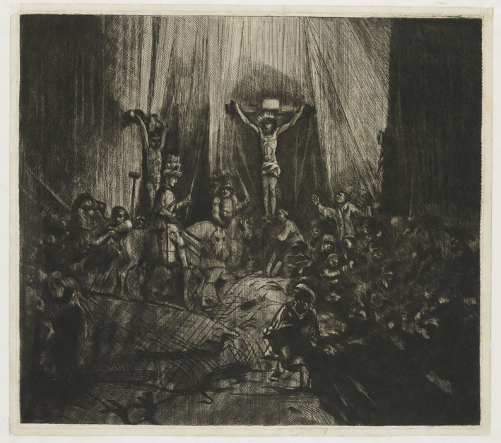  伦勃朗·梵·莱茵 Rembrandt van Rijn——基督钉在十字架上1